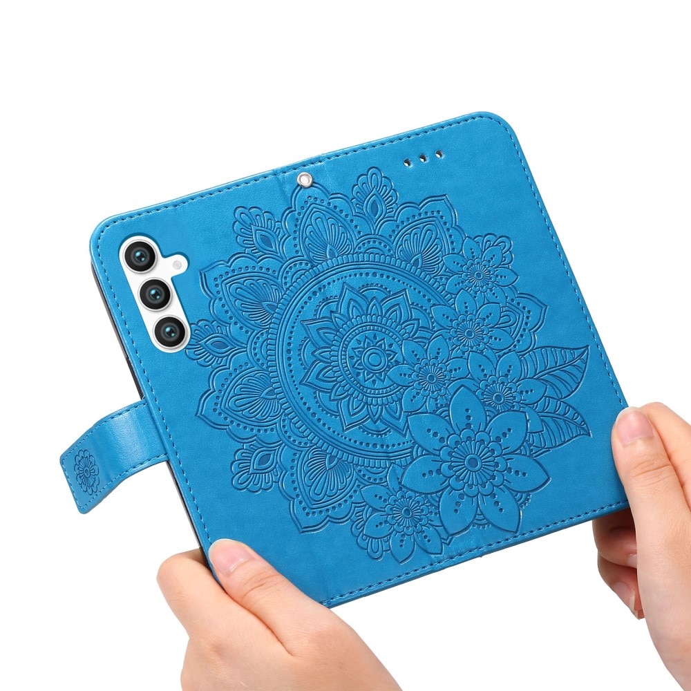 Samsung Galaxy S23 FE Handytasche Mandala blau