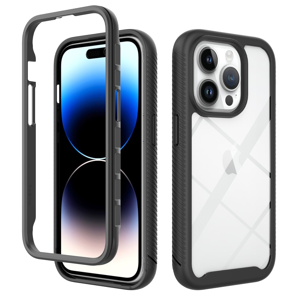 iPhone 15 Pro Full Cover Hülle Schwarz