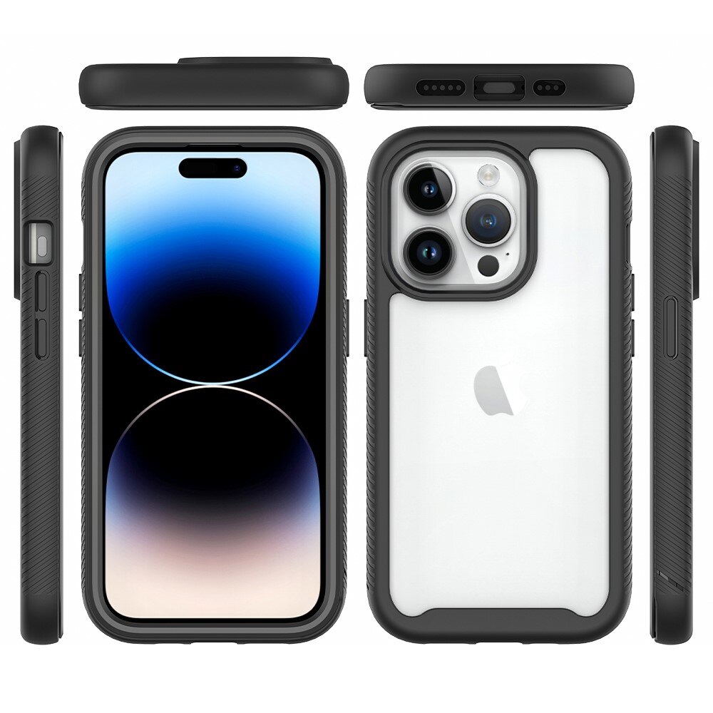 iPhone 15 Pro Full Cover Hülle Schwarz