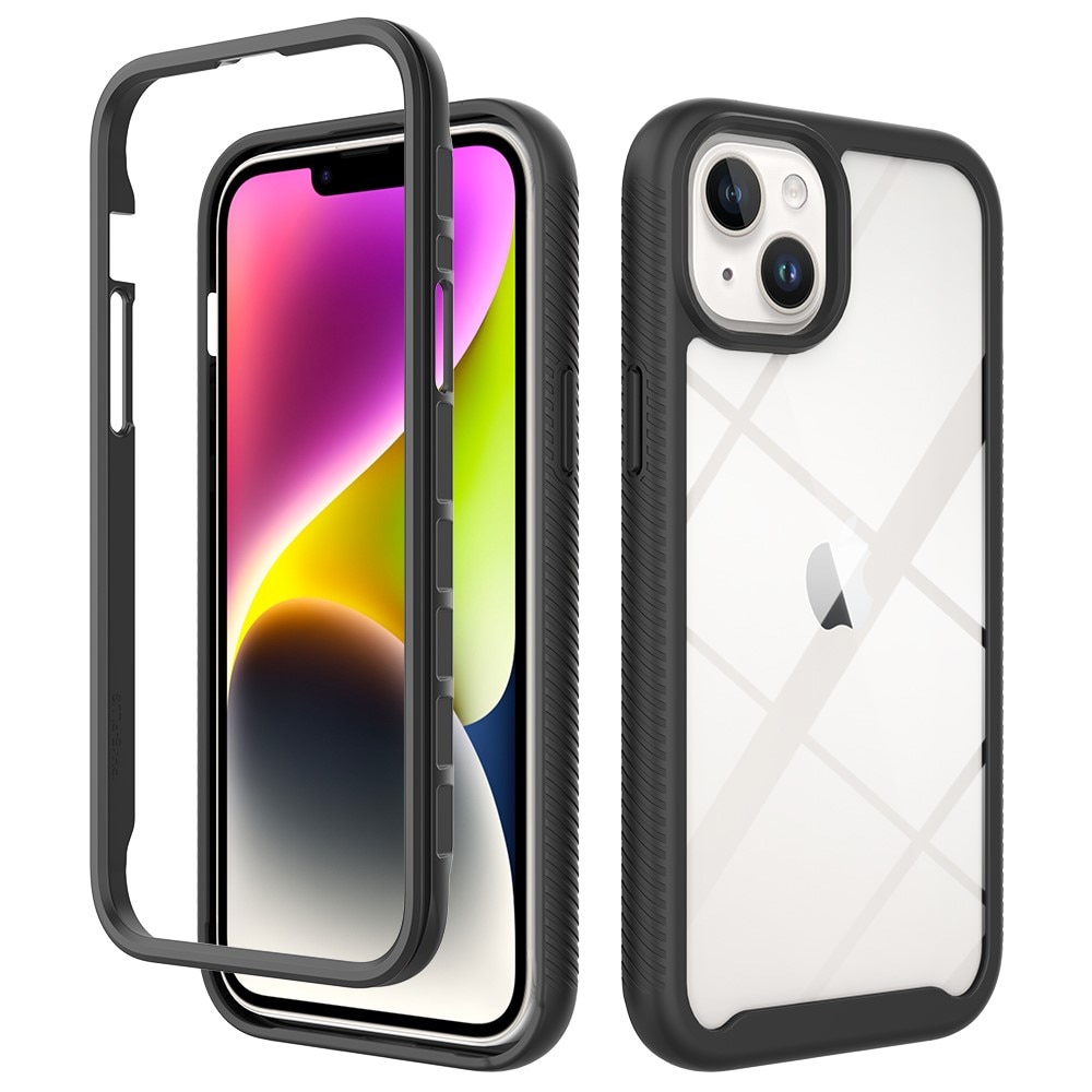 iPhone 15 Plus Full Cover Hülle Schwarz