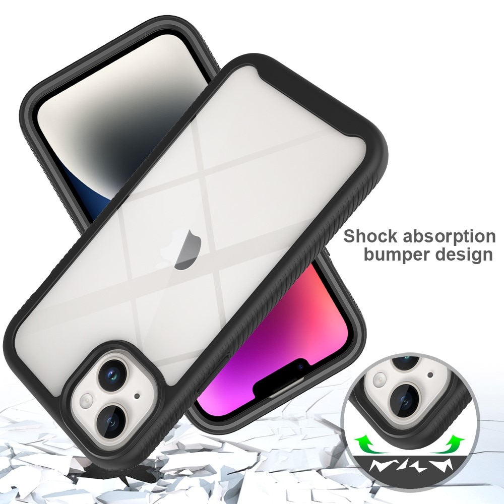 iPhone 15 Plus Full Cover Hülle Schwarz