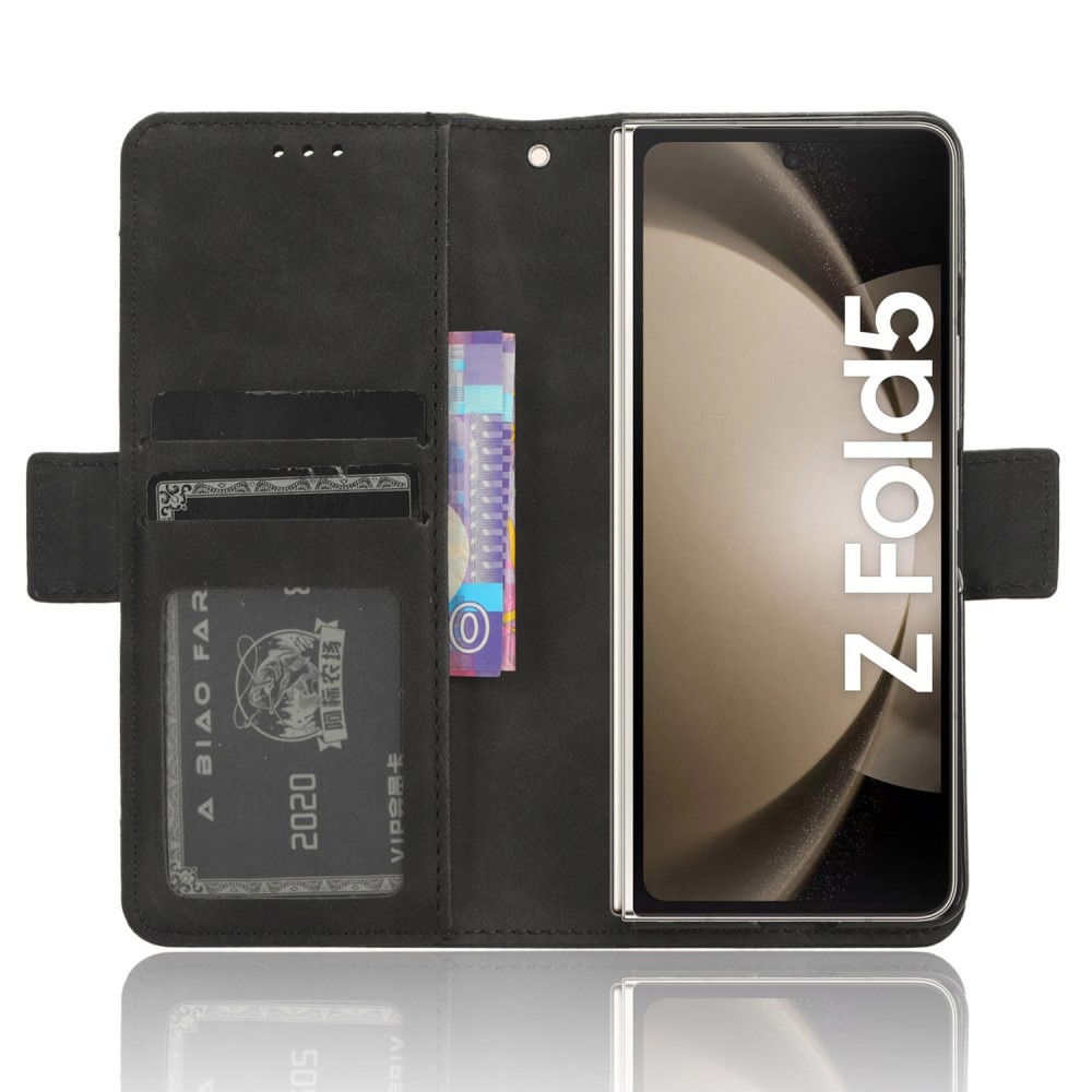 Samsung Galaxy Z Fold 5 Multi Portemonnaie-Hülle schwarz
