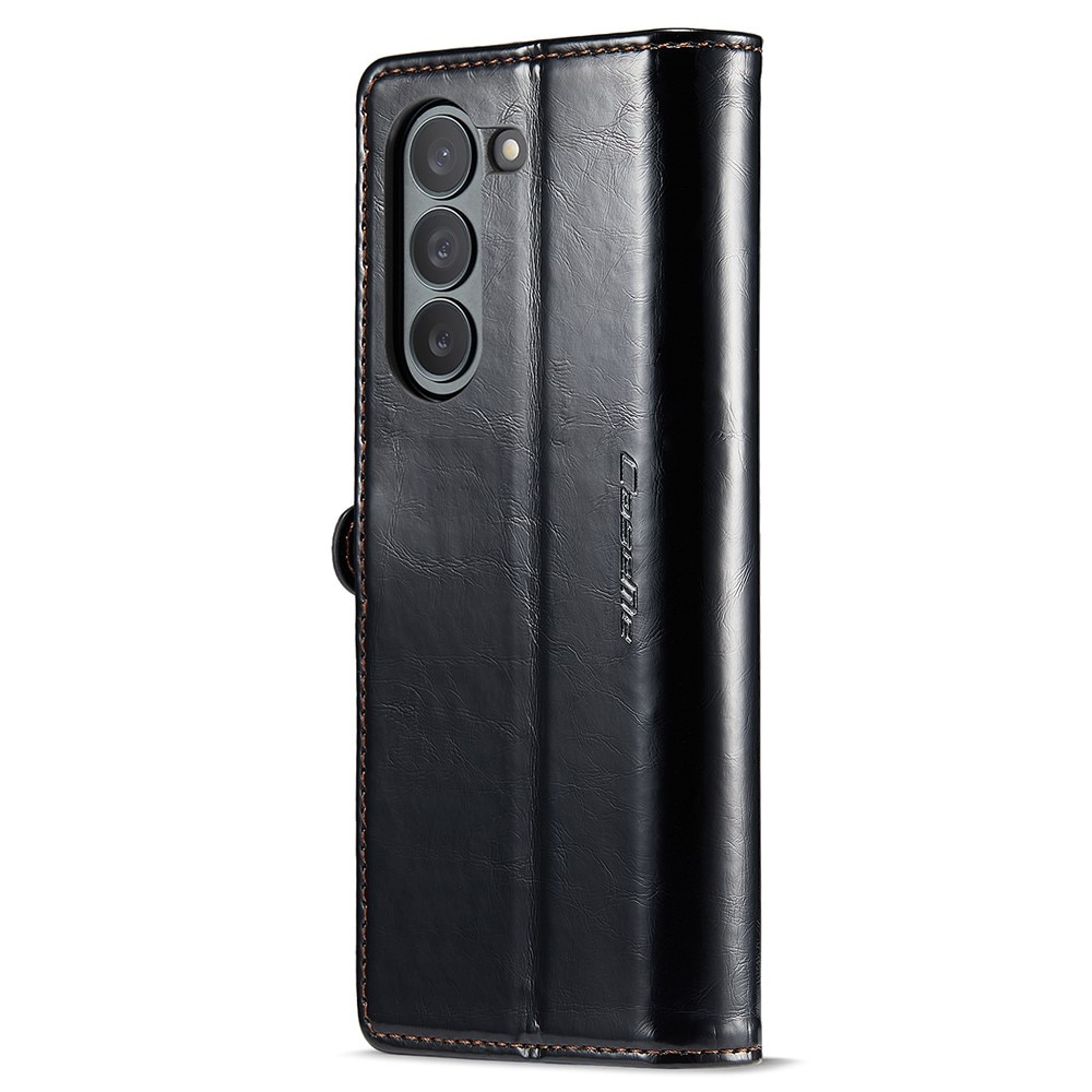 Lederhülle Samsung Galaxy Z Fold 5 schwarz