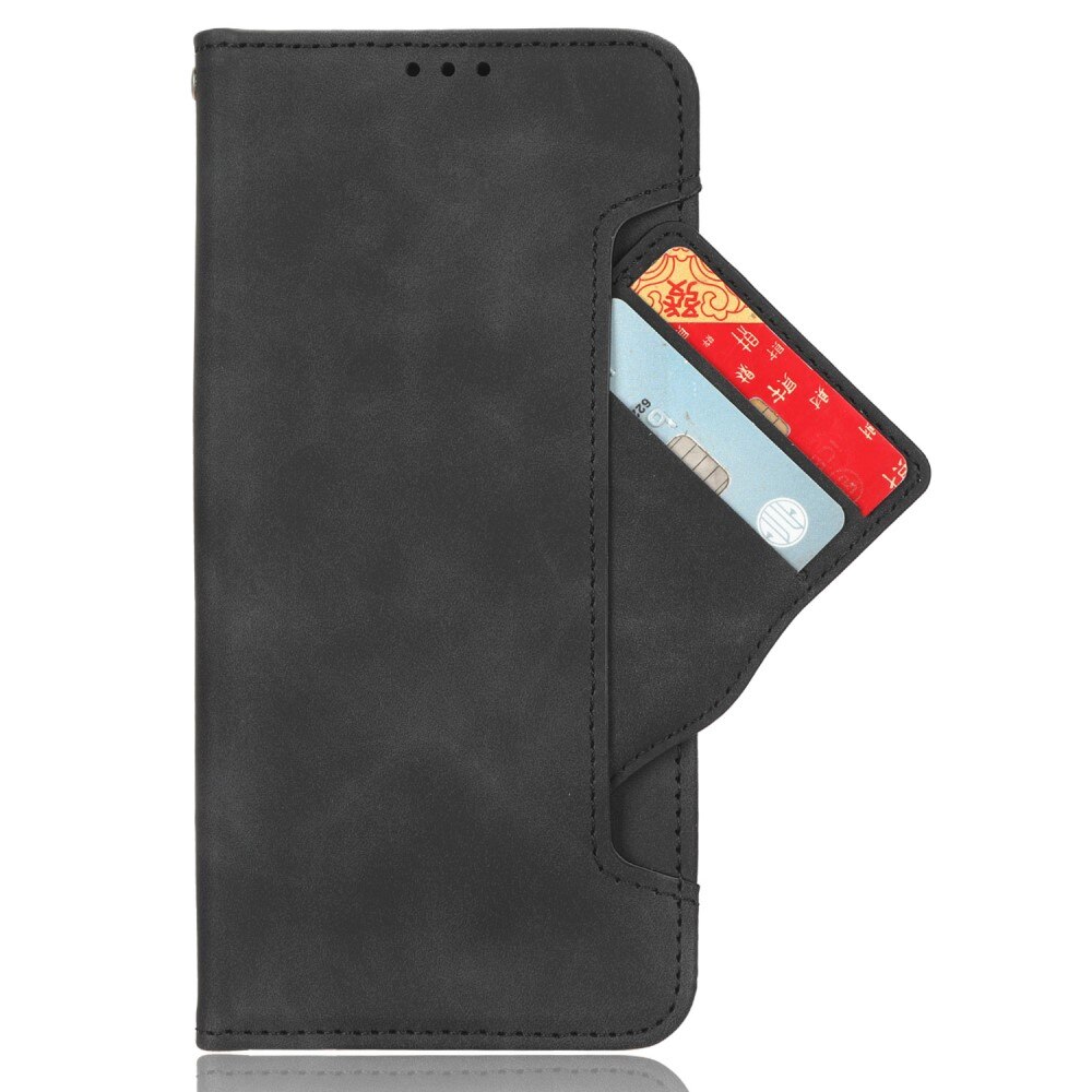 Samsung Galaxy Z Fold 5 Multi Portemonnaie-Hülle mit Stifthalter schwarz