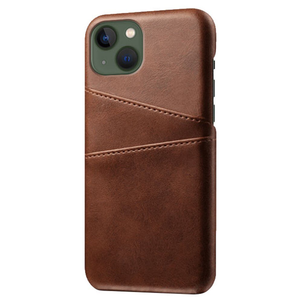 Card Slots Case iPhone 15 Braun