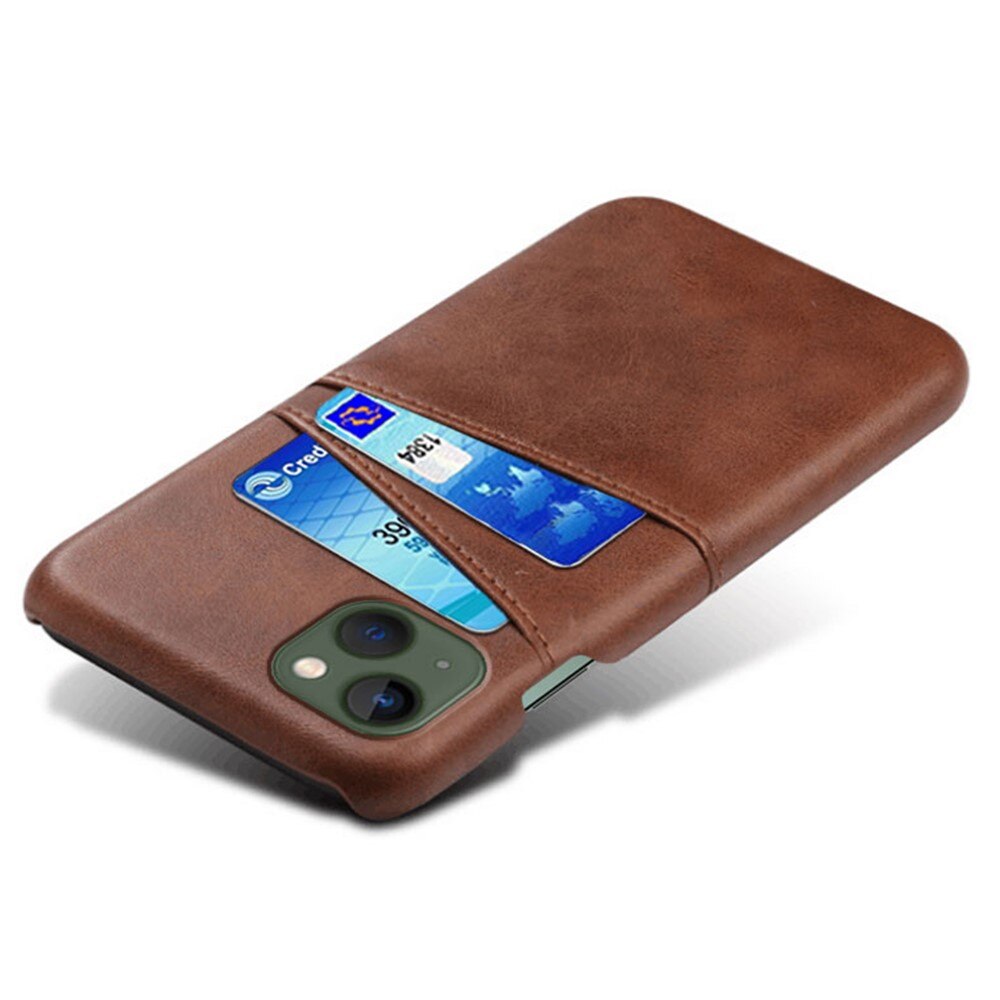 Card Slots Case iPhone 15 Braun