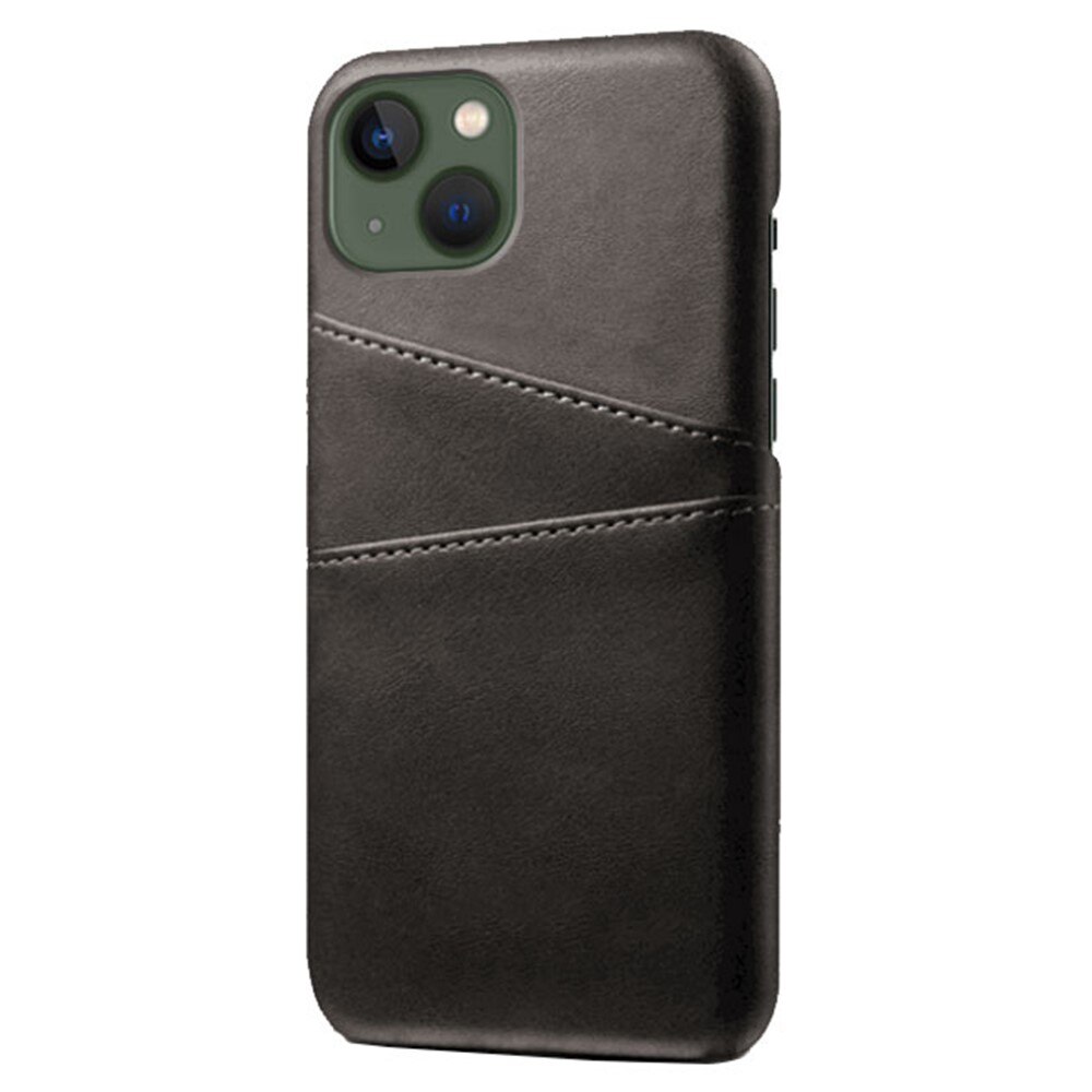 Card Slots Case iPhone 15 Plus schwarz