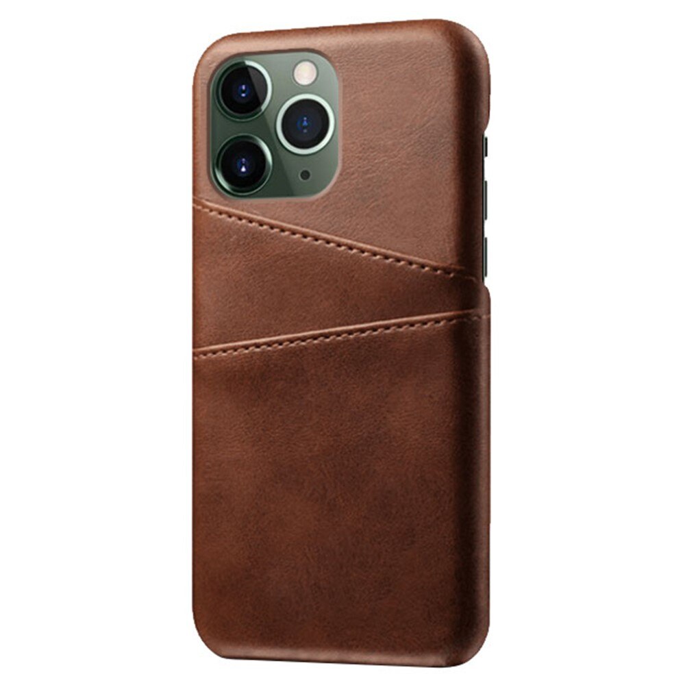 Card Slots Case iPhone 15 Pro Braun