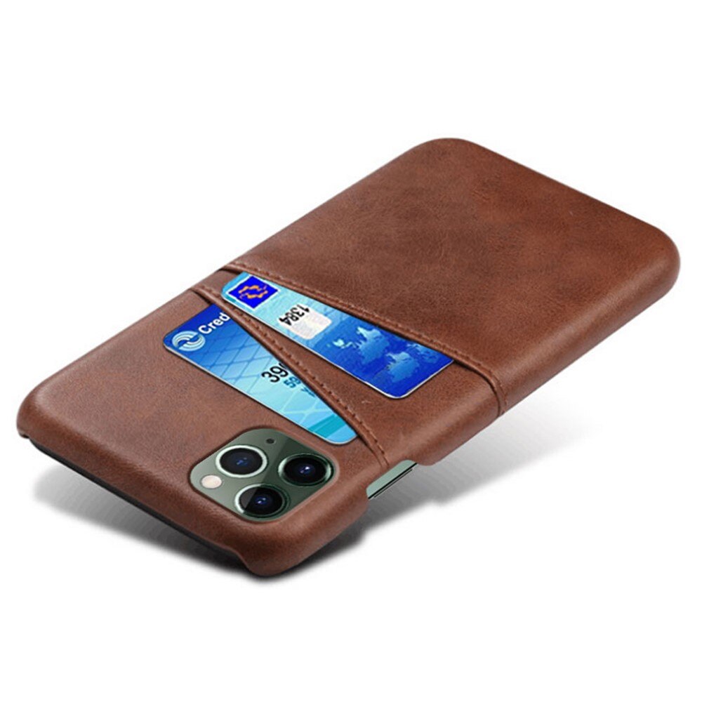 Card Slots Case iPhone 15 Pro Braun