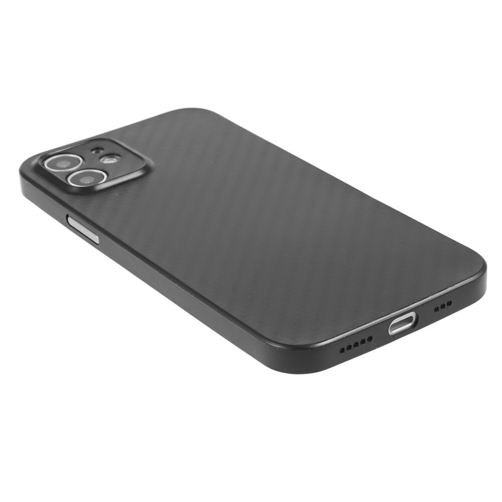 iPhone 12 Handyhülle UltraThin Carbon Fiber