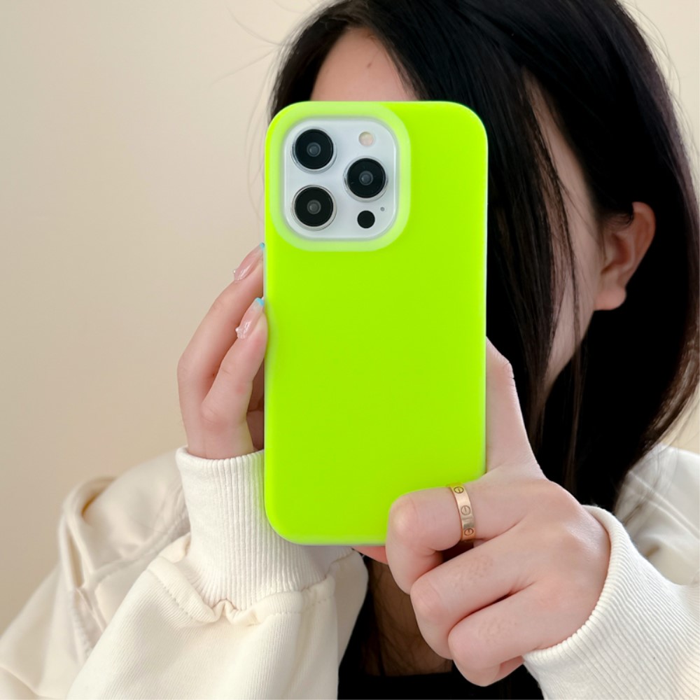 Silikonhülle Jelly iPhone 15 Pro grün