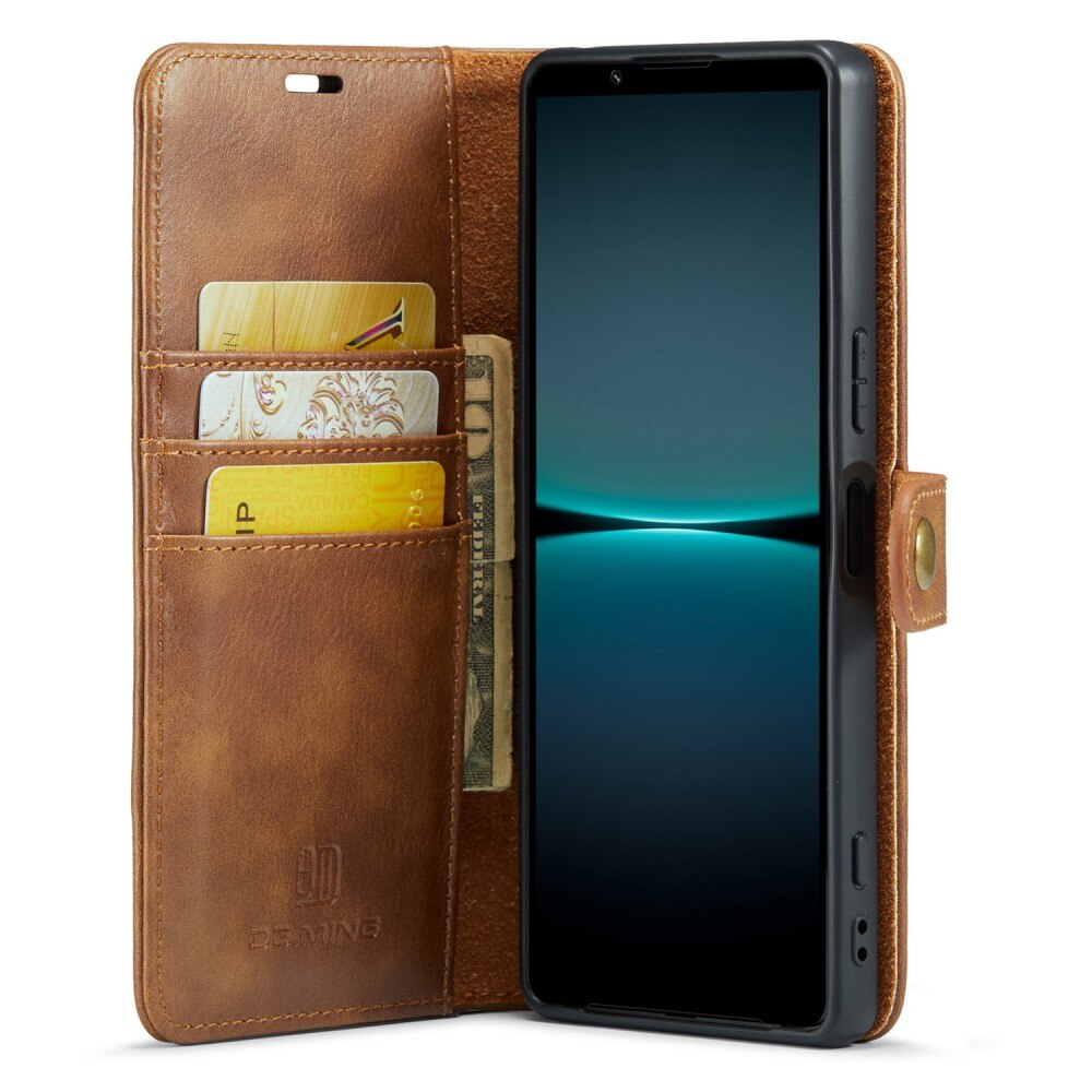 Handytasche Magnetische Sony Xperia 1 V Cognac