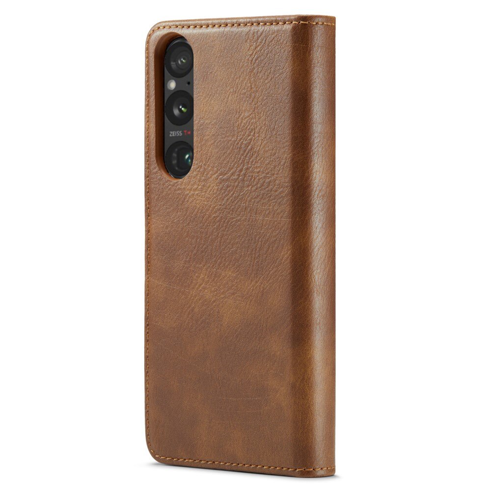 Handytasche Magnetische Sony Xperia 1 V Cognac