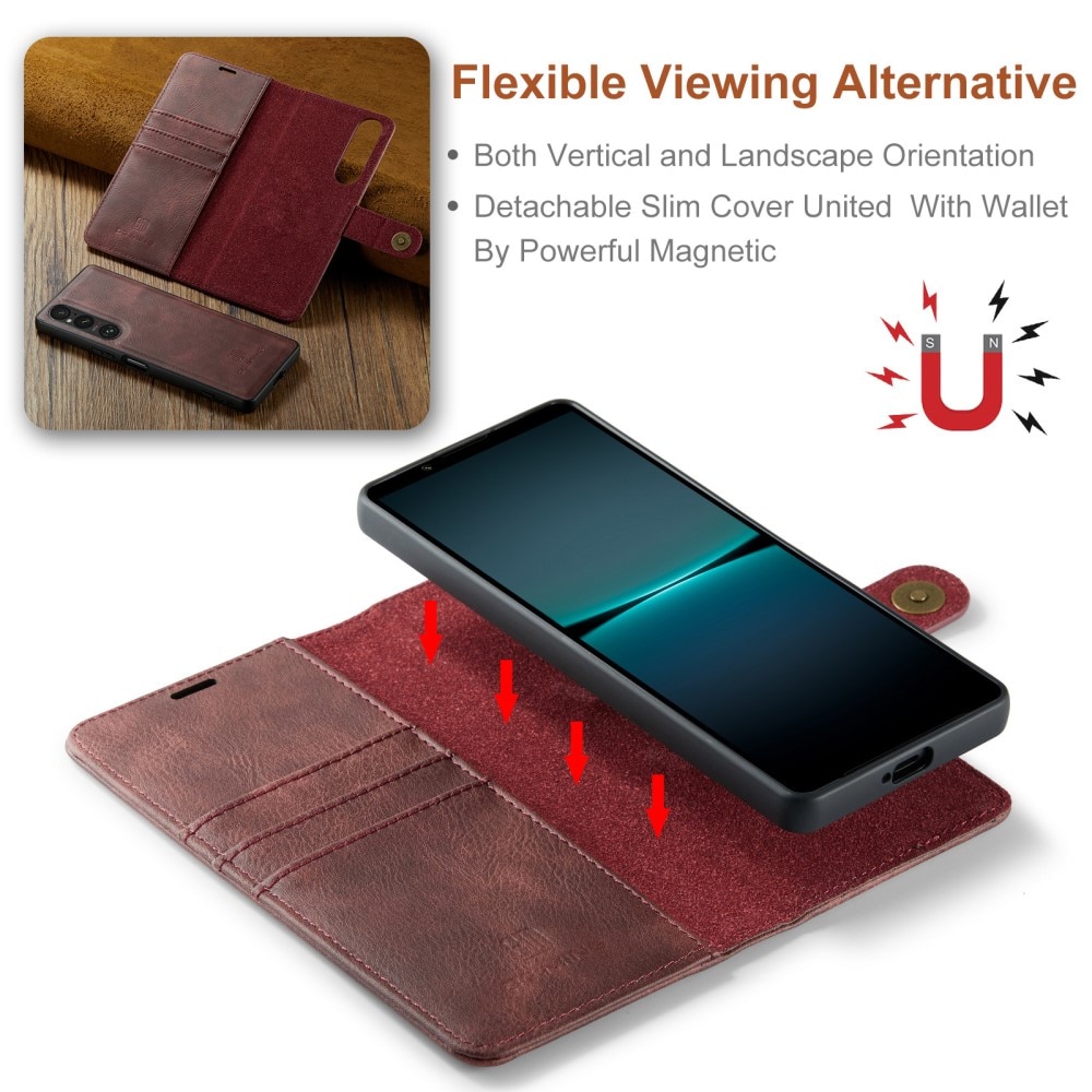 Handytasche Magnetische Sony Xperia 1 V Rot