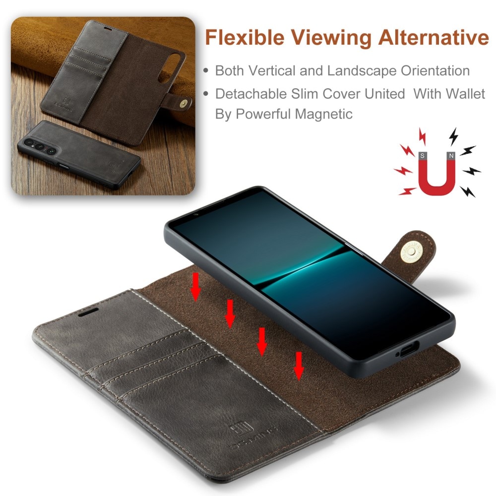 Handytasche Magnetische Sony Xperia 1 V Brown