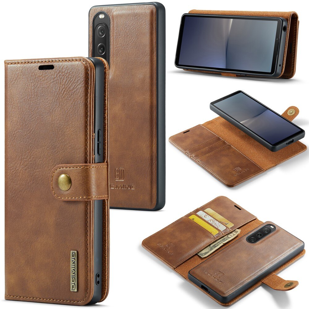 Handytasche Magnetische Sony Xperia 10 VI Cognac