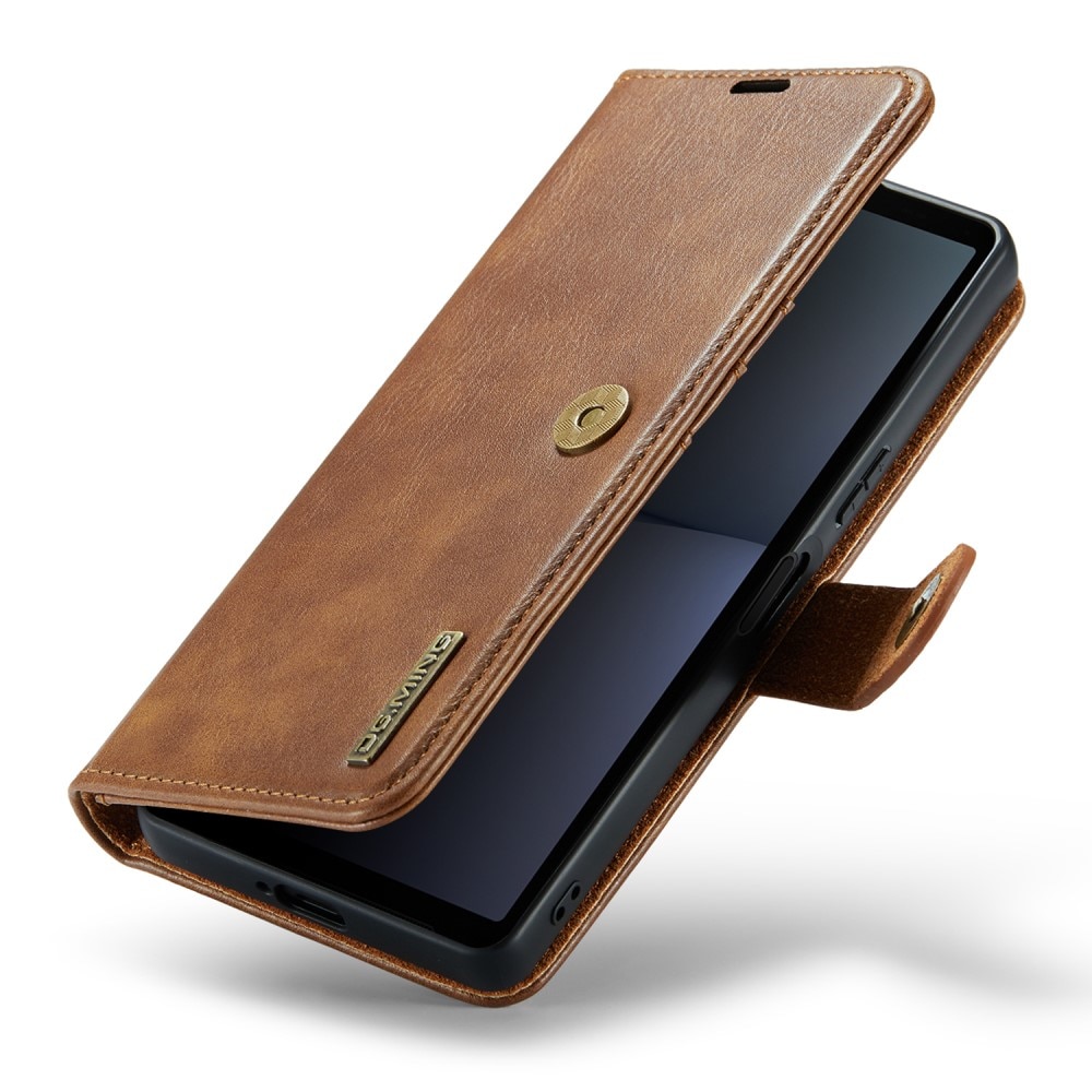 Handytasche Magnetische Sony Xperia 10 V Cognac