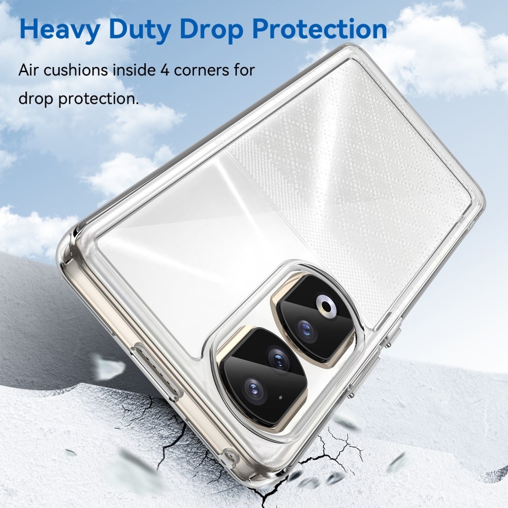 Honor 90 Pro Hybride Handyhülle Crystal Hybrid transparent