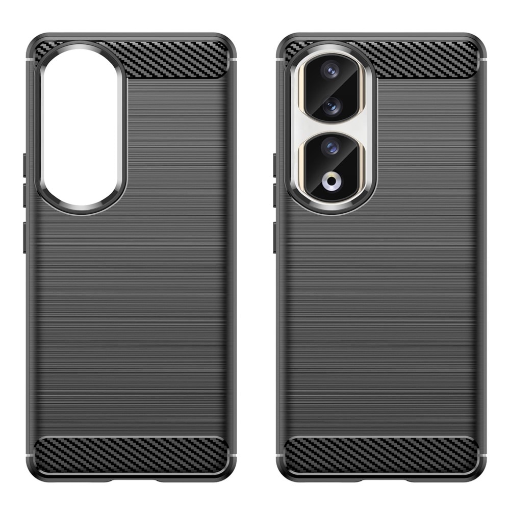  Honor 90 Pro Hülle TPU Brushed Schwarz