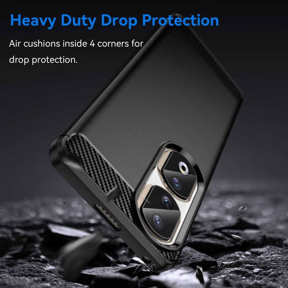  Honor 90 Pro Hülle TPU Brushed Schwarz