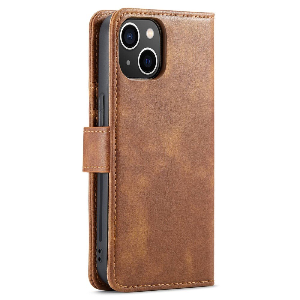 Handytasche Magnetische iPhone 15 Cognac