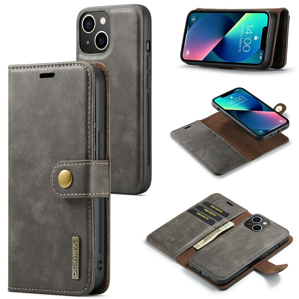 Handytasche Magnetische iPhone 15 Plus Brown