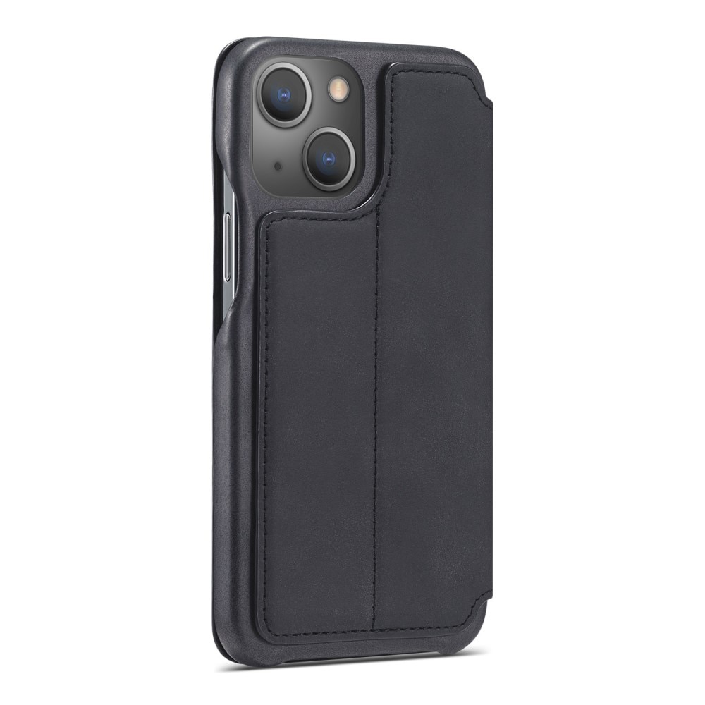 Slim Portemonnaie-Hülle iPhone 15 schwarz