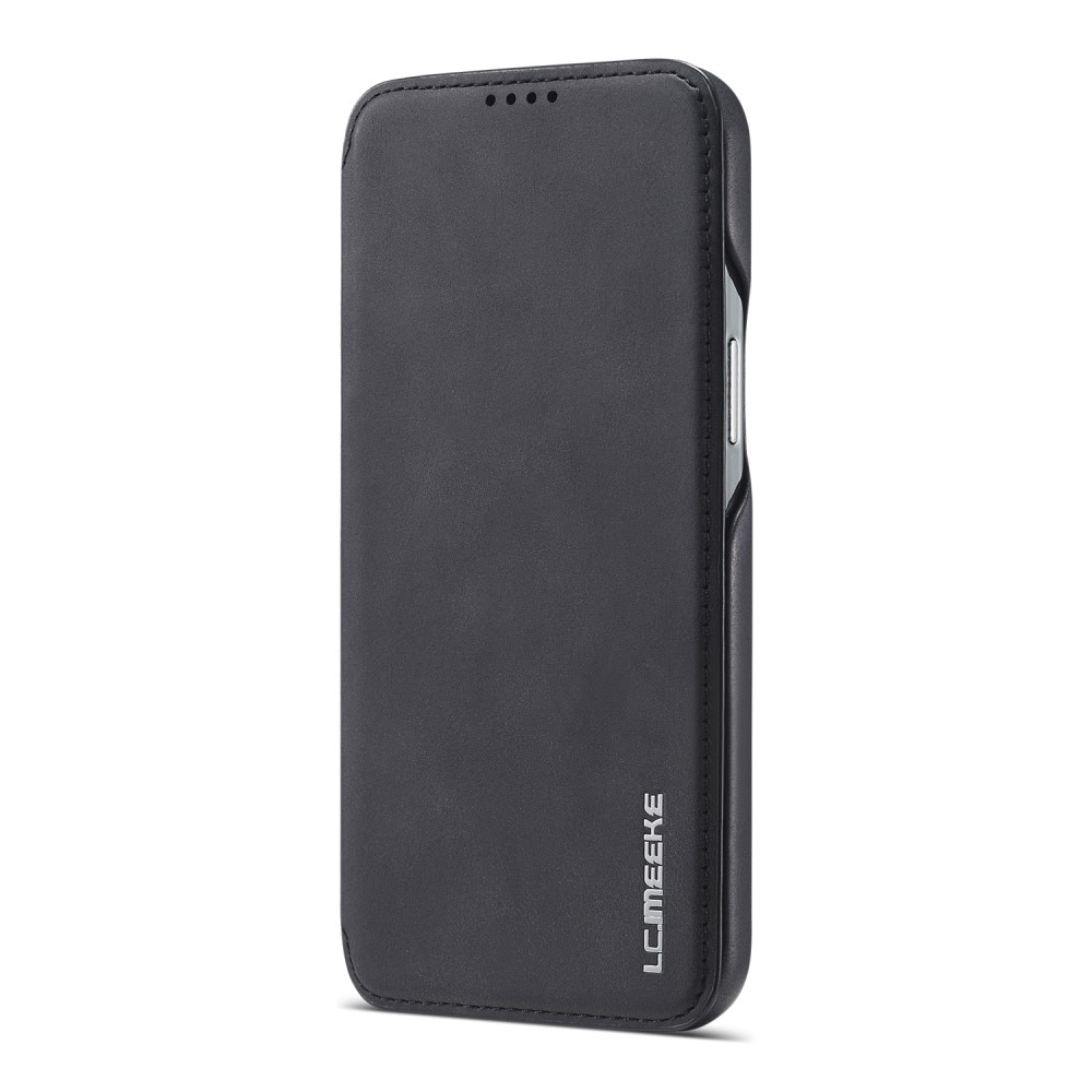 Slim Portemonnaie-Hülle iPhone 15 Plus schwarz