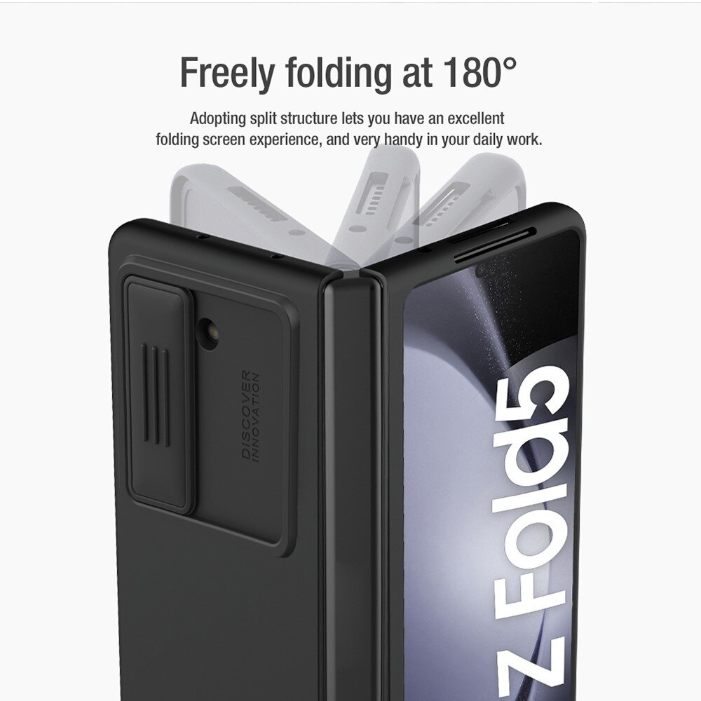 Soft CamShield Hülle Samsung Galaxy Z Fold 5 schwarz