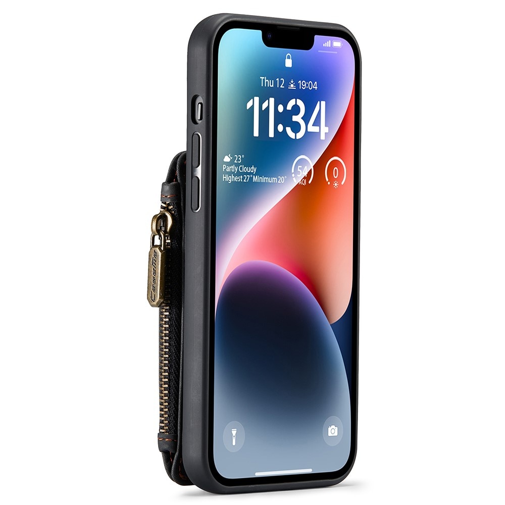 RFID-geschützte Multi-slot Hülle iPhone 15 schwarz