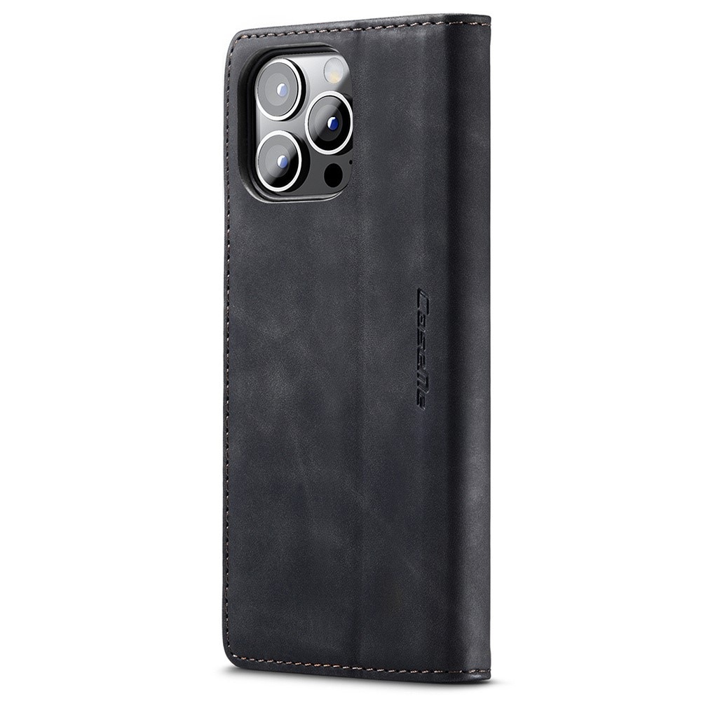 Slim Portemonnaie-Hülle iPhone 15 Pro schwarz