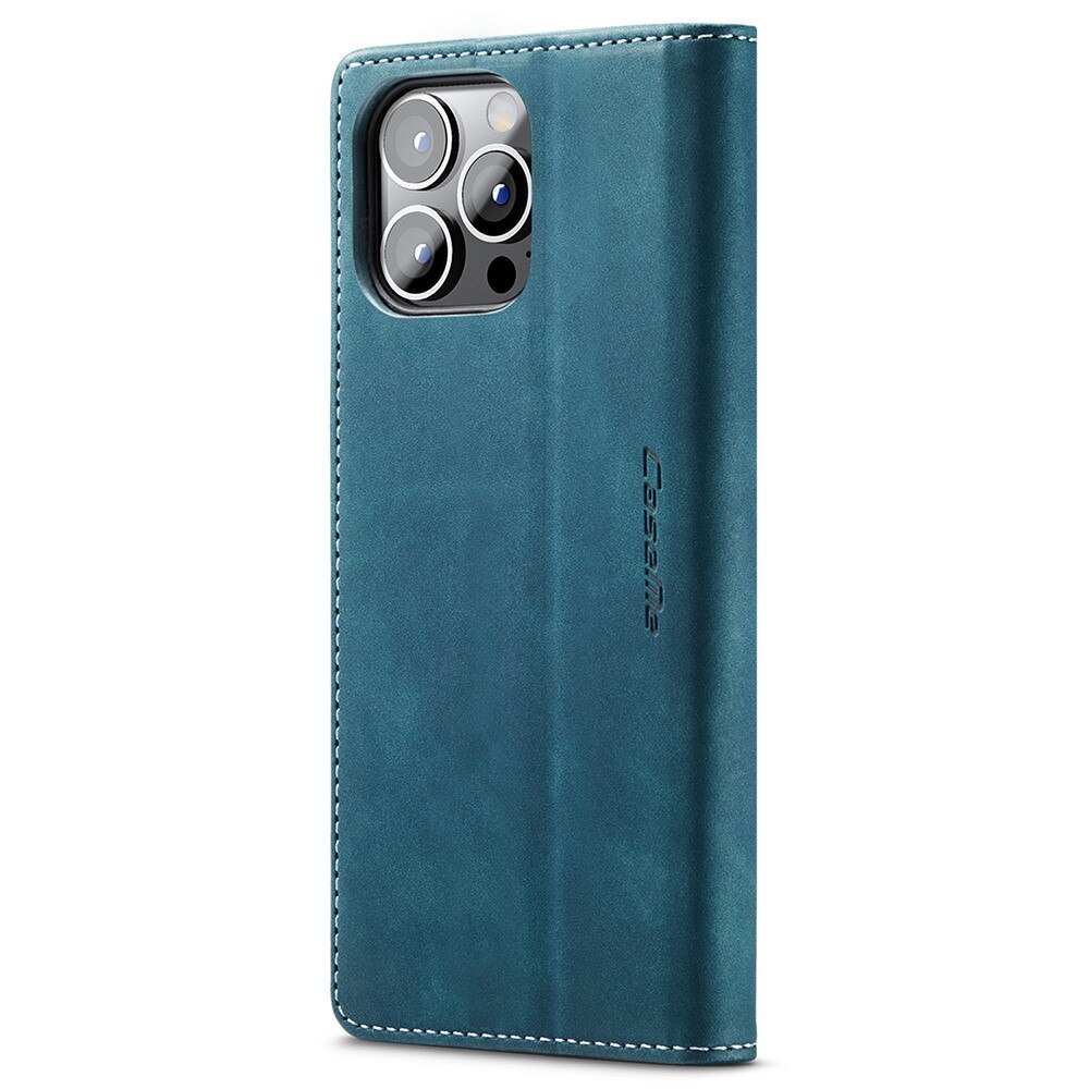 Slim Portemonnaie-Hülle iPhone 15 Pro Max blau