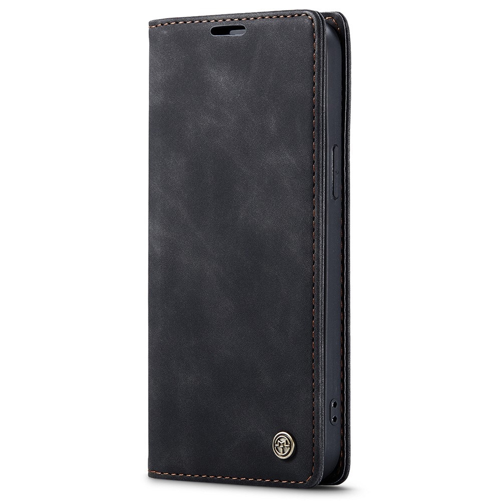 Slim Portemonnaie-Hülle iPhone 15 Plus schwarz