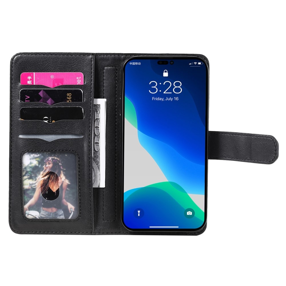 iPhone 15 Pro Handytasche Multi-slot, schwarz