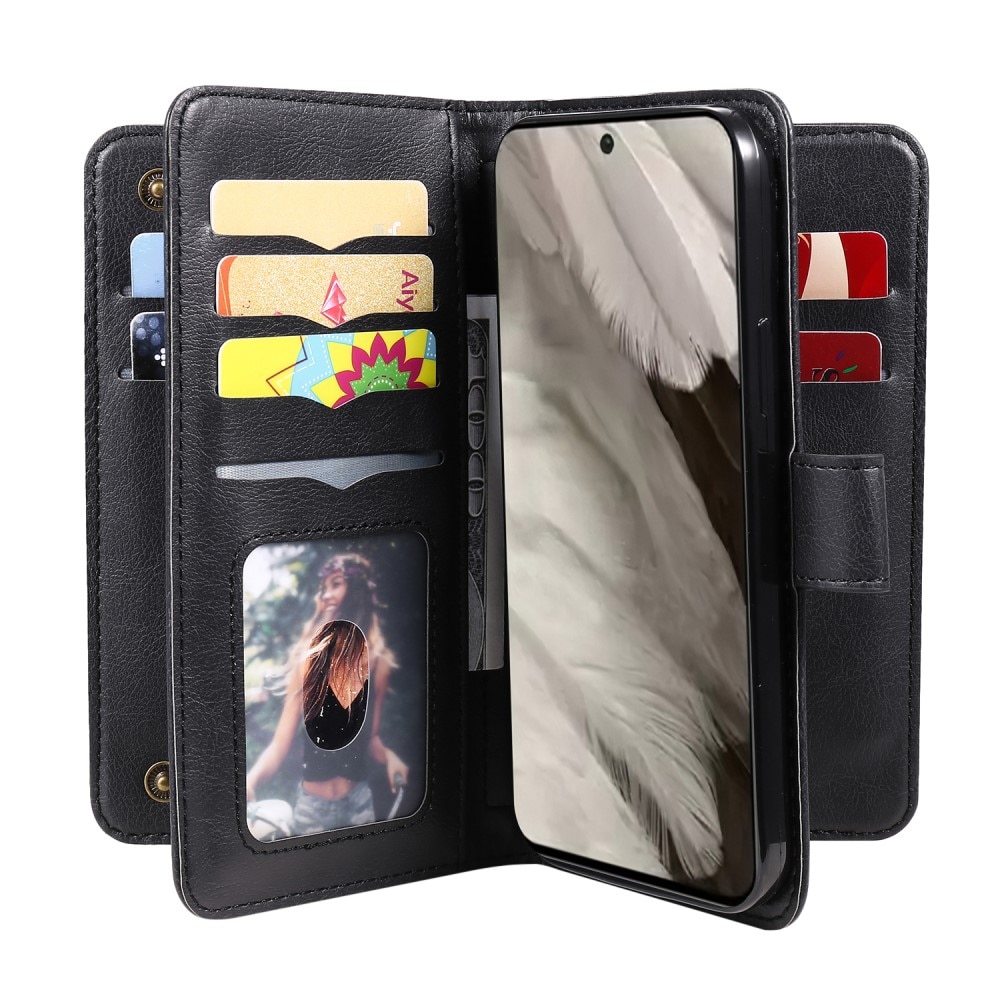 Google Pixel 8 Handytasche Multi-slot, schwarz