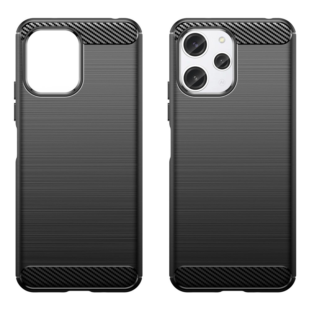 Xiaomi Redmi 12 Hülle TPU Brushed Schwarz