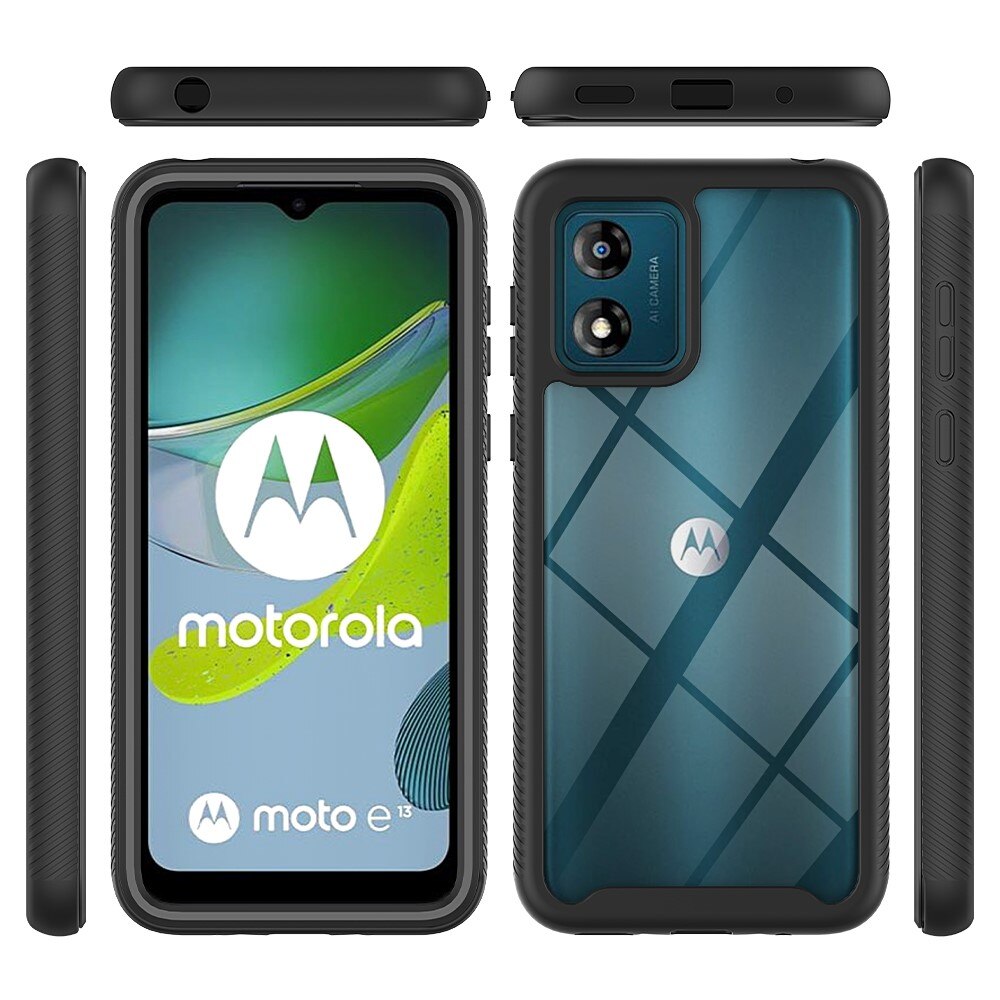 Motorola Moto E13 Full Protection Case Schwarz