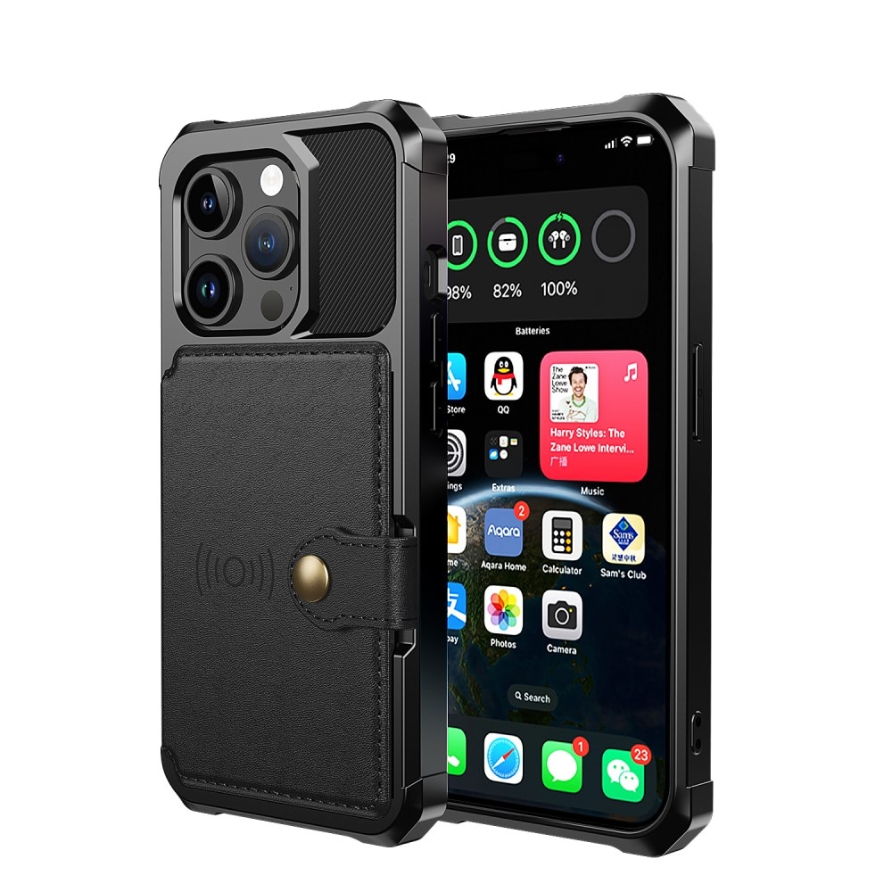 iPhone 15 Pro Max Tough Multi-slot Case schwarz