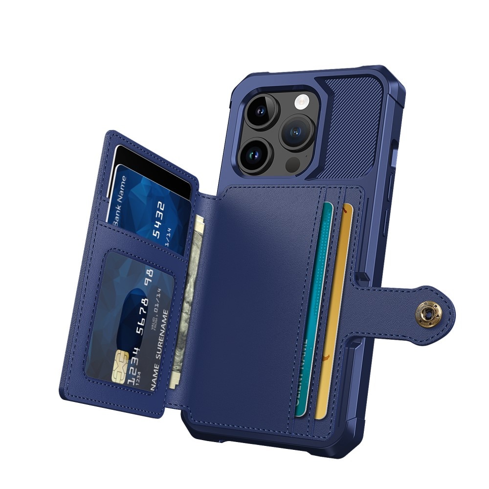 iPhone 15 Pro Max Tough Multi-slot Case blau