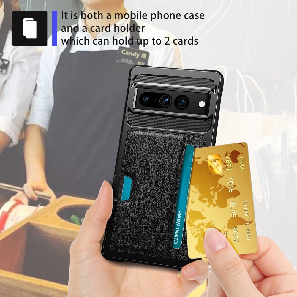 Google Pixel 8 Pro Tough Card Case schwarz