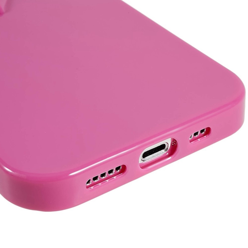 iPhone 15 Pro TPU-hülle Herz rosa