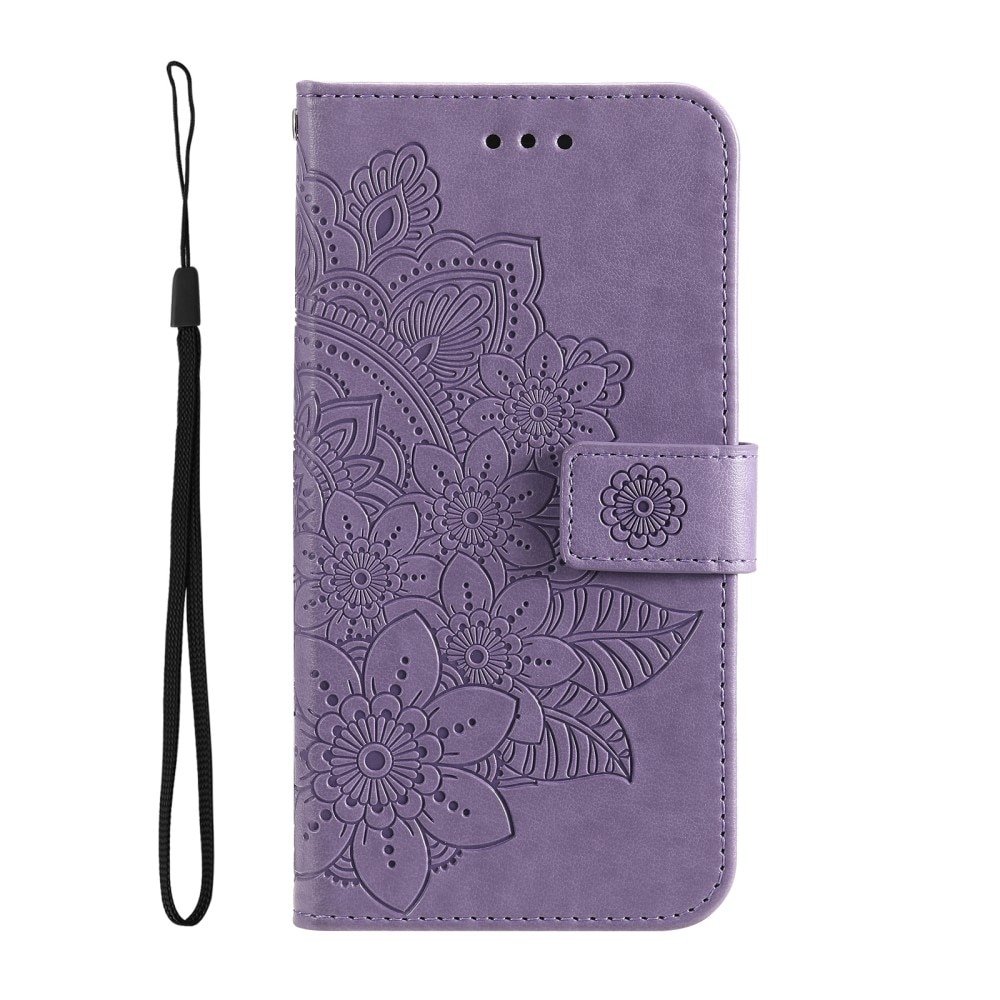 Xiaomi 13T Handytasche Mandala lila