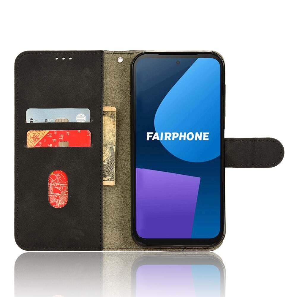 Fairphone 5 Portemonnaie-Hülle schwarz