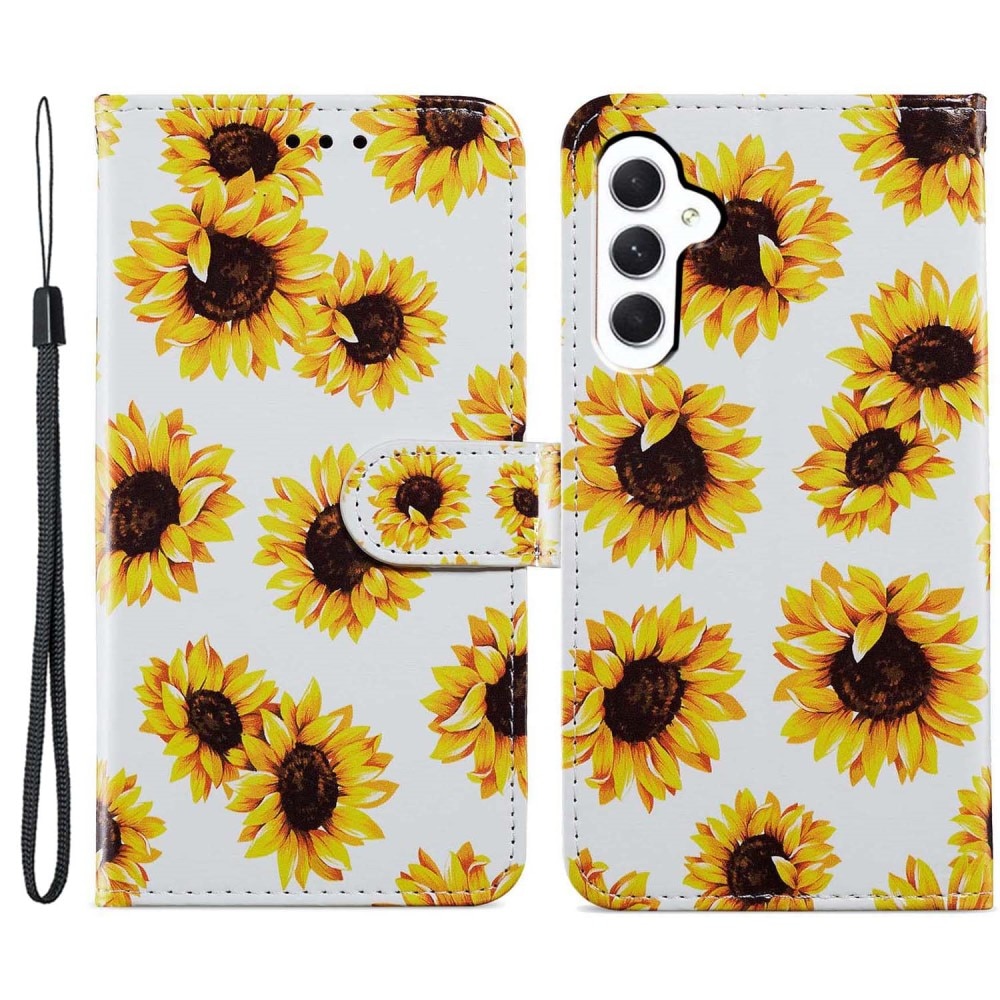 Samsung Galaxy A15 Handytasche Sonnenblume