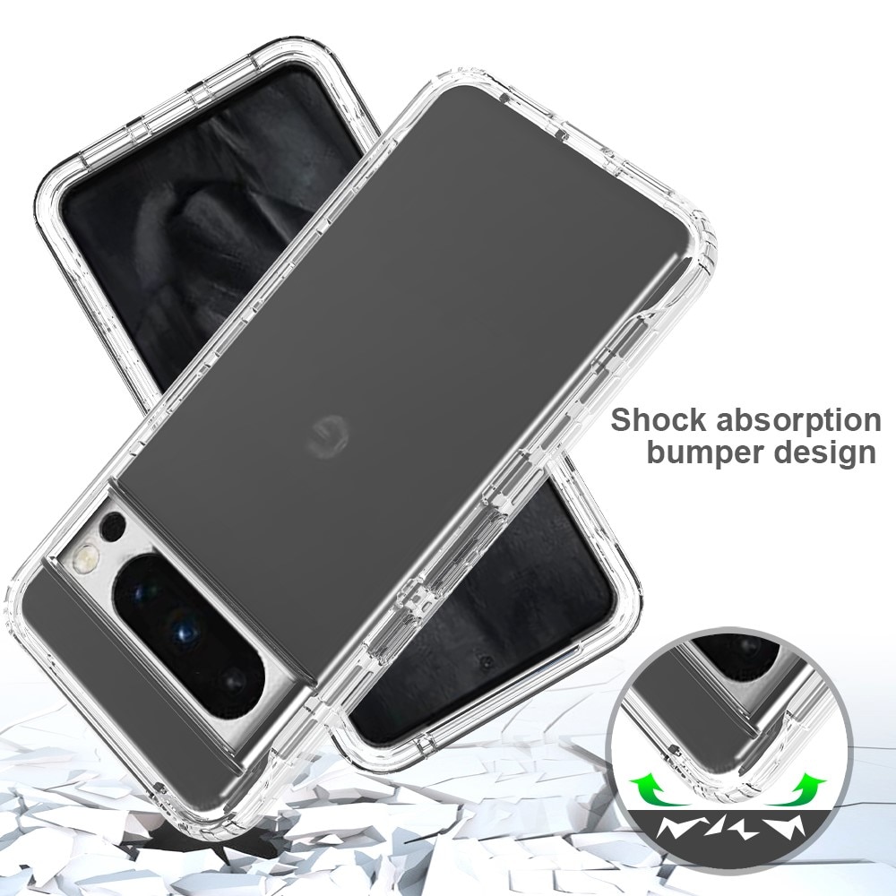 Google Pixel 8 Pro Full Protection Case durchsichtig