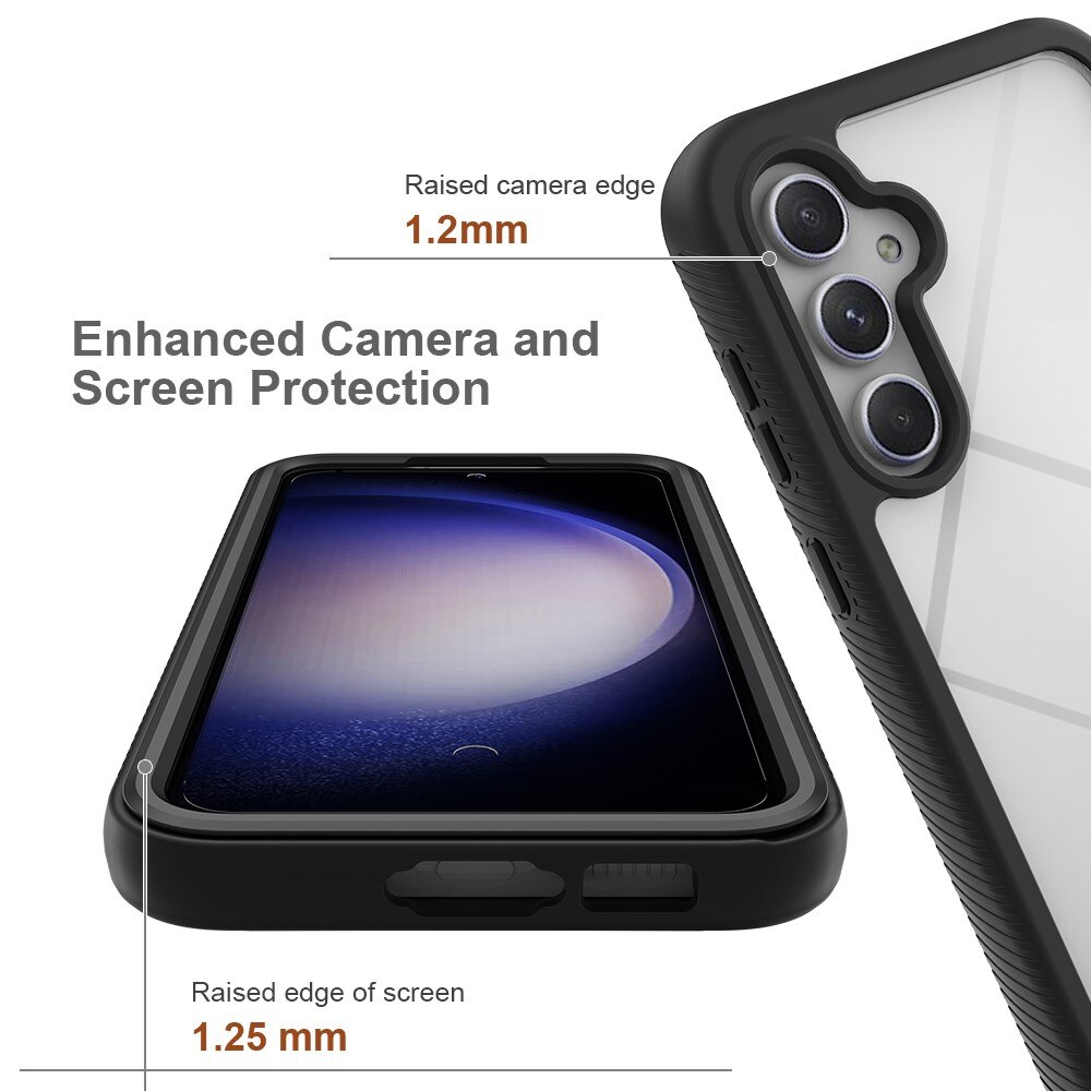 Samsung Galaxy S23 FE Full Protection Case Schwarz