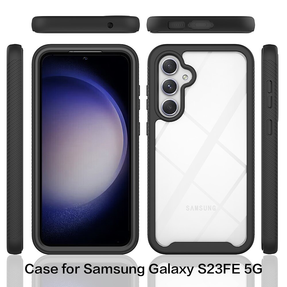 Samsung Galaxy S23 FE Full Protection Case Schwarz