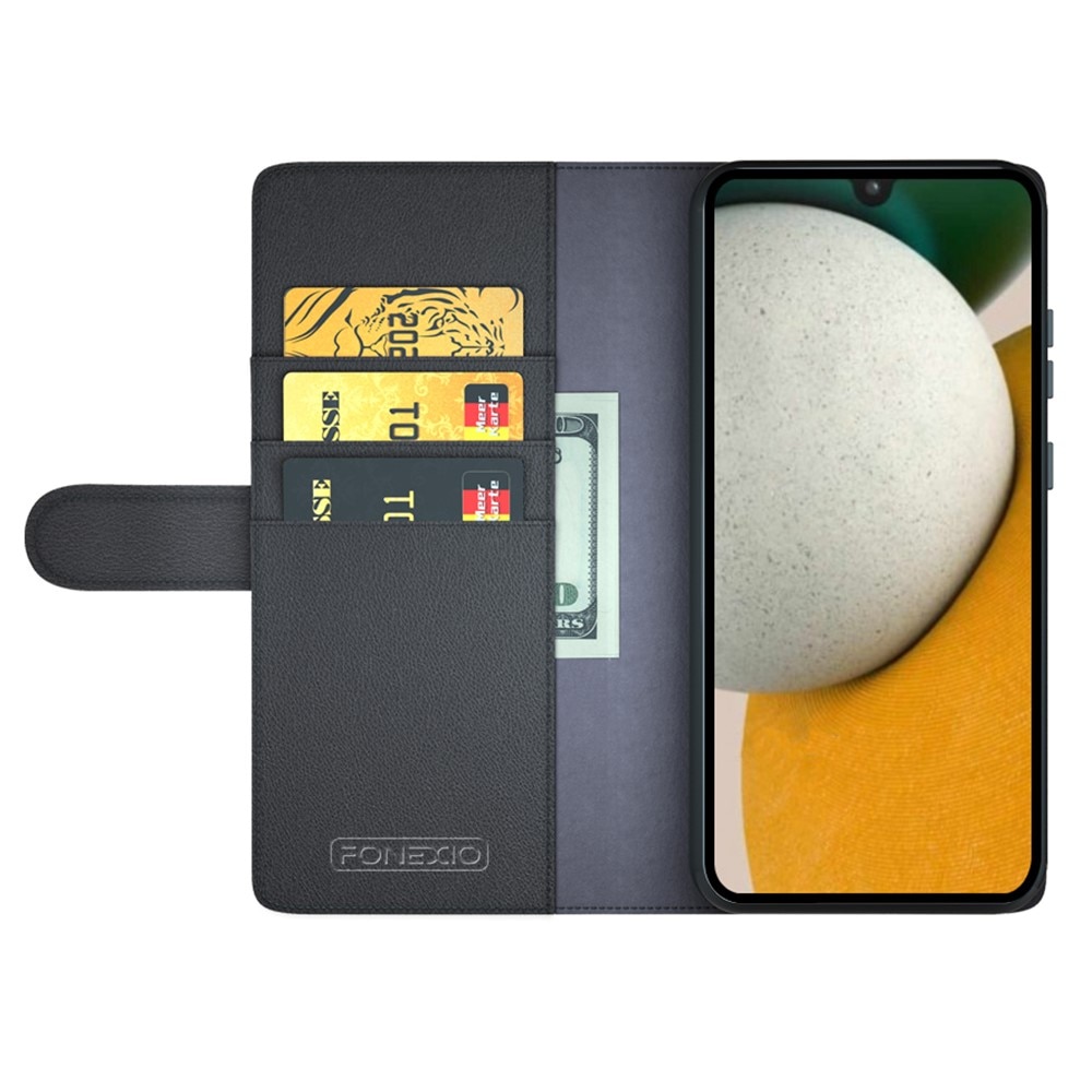 Samsung Galaxy A15 Kit mit Handytasche und Displayschutz-Panzerglas