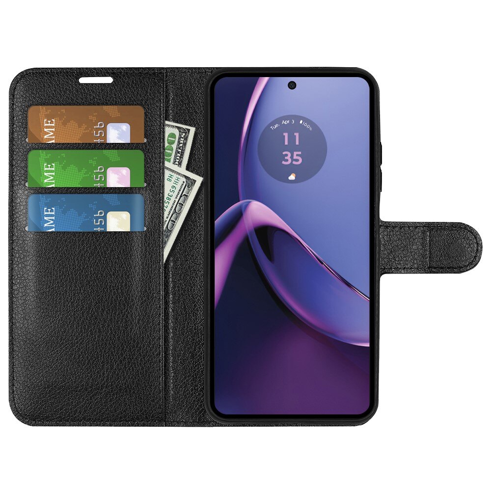 Motorola Moto G84 Handytasche Schwarz