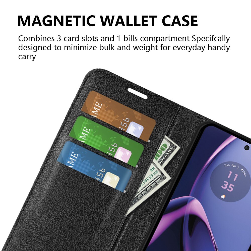 Motorola Moto G84 Handytasche Schwarz